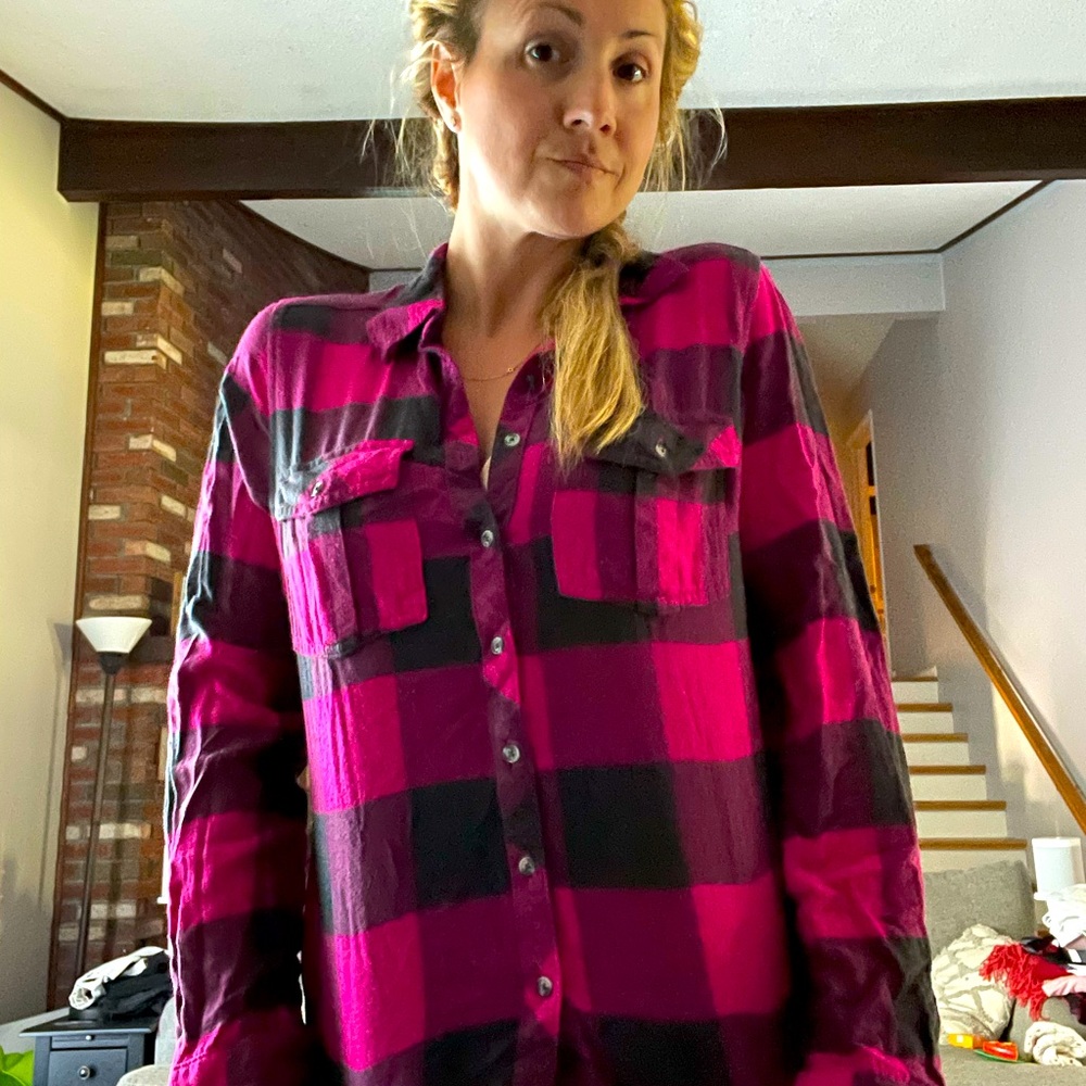 Cute pink flannel